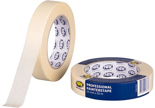 Hpx masking tape 60°c | crèmewit | 25mm x 50m - ma2550 ma2550