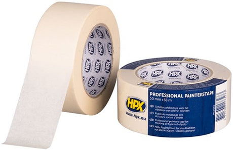 Hpx masking tape 60°c | crèmewit | 50mm x 50m - ma5050 - ma5050