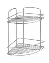 Metaltex onda hoekrek 22x22x35cm 2 laags