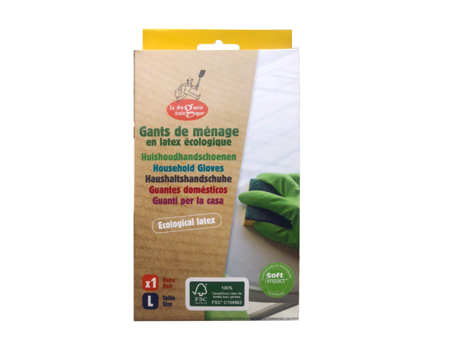 La droguerie écologique huishoudhandschoenen - natuurlatex fsc - m