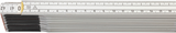 Hultafors duimstok p600 3m | wit - hu106729