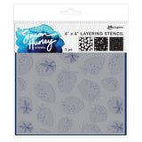 Ranger ink ranger • simon hurley create. stencils very berry 3 pieces