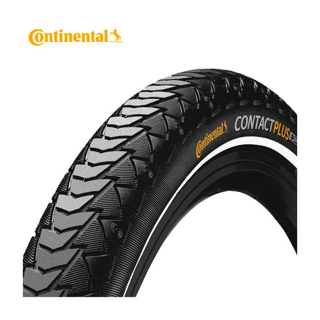 Continental Contact Plus - Stadsfietsband 28x1.60 - Draadband - Zwart