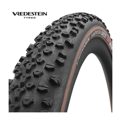 Vredestein buitenband aventura grezzo 50-622 - core 28 28x2.00 tlr vouw zwart transp