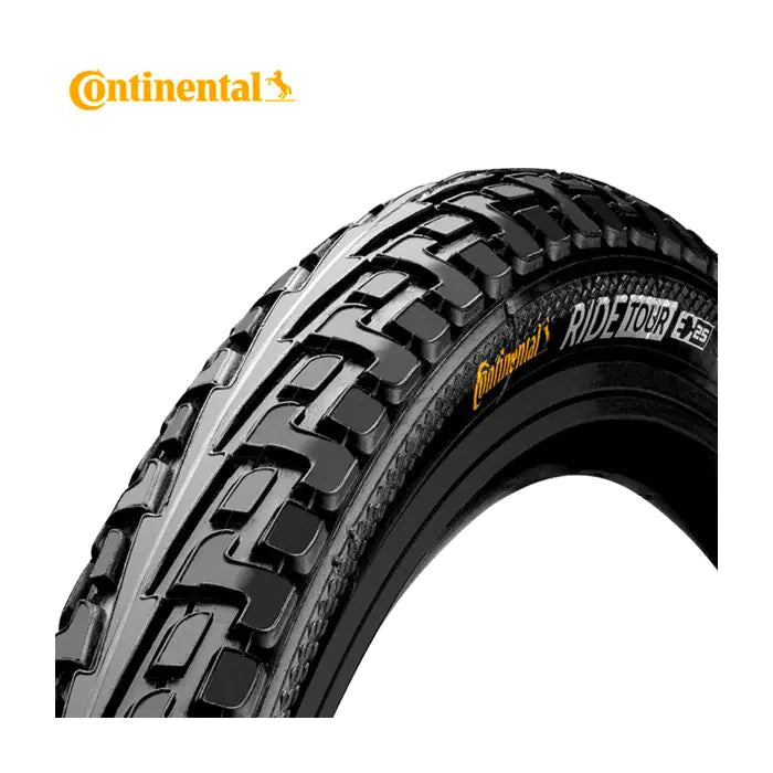 Continental buitenband ride tour 47-507 (24x1.75) zwart reflectie