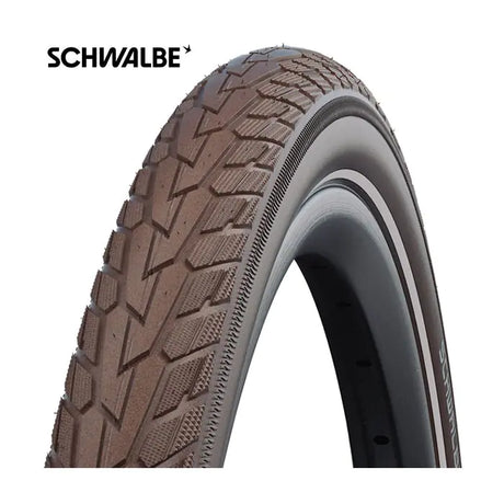 Buitenband Schwalbe Road Cruiser K-Guard 26 x 1.75 47-559 mm - bruin met reflectie