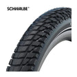 Schwalbe draadband marathon plus tour perf 47-622 +r zwart