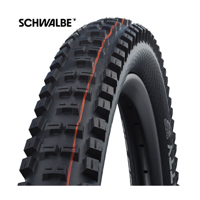 Schwalbe vouwband big betty super trail addix soft 27.5 x 2.80 70-584 mm - zwart