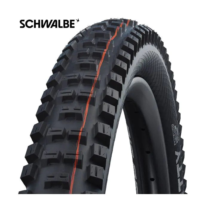 Schwalbe vouwband big betty super trail addix soft 27.5 x 2.80 70-584 mm - zwart