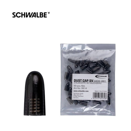 Schwalbe ventieldop frans ventiel zwart (zakje 50 stuks) 6614
