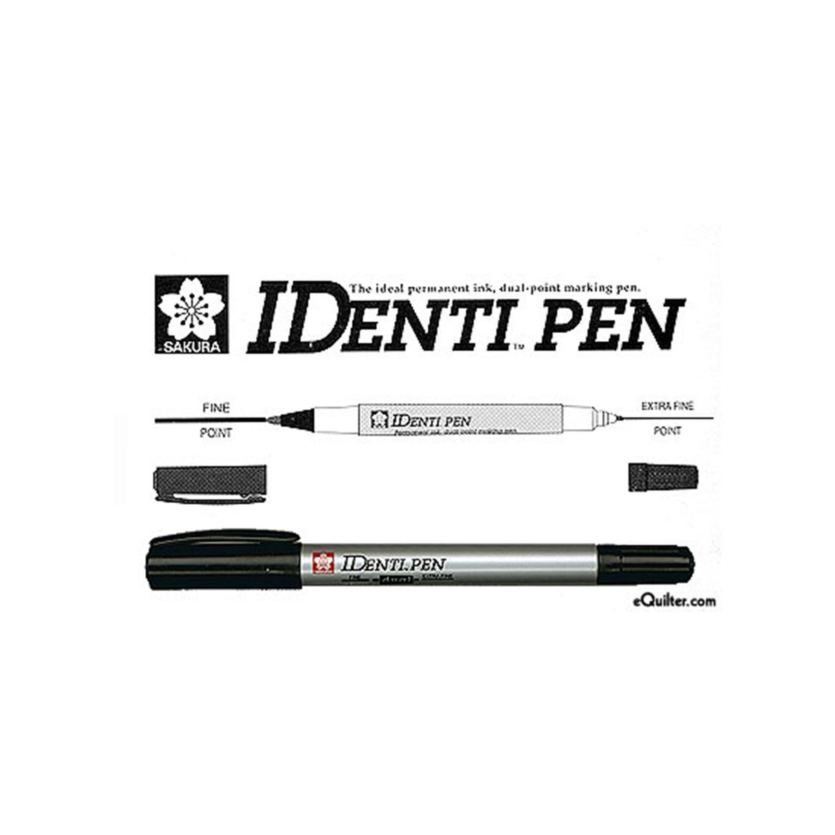 Bruynzeel sakura identi-pen dubbele punt zwart