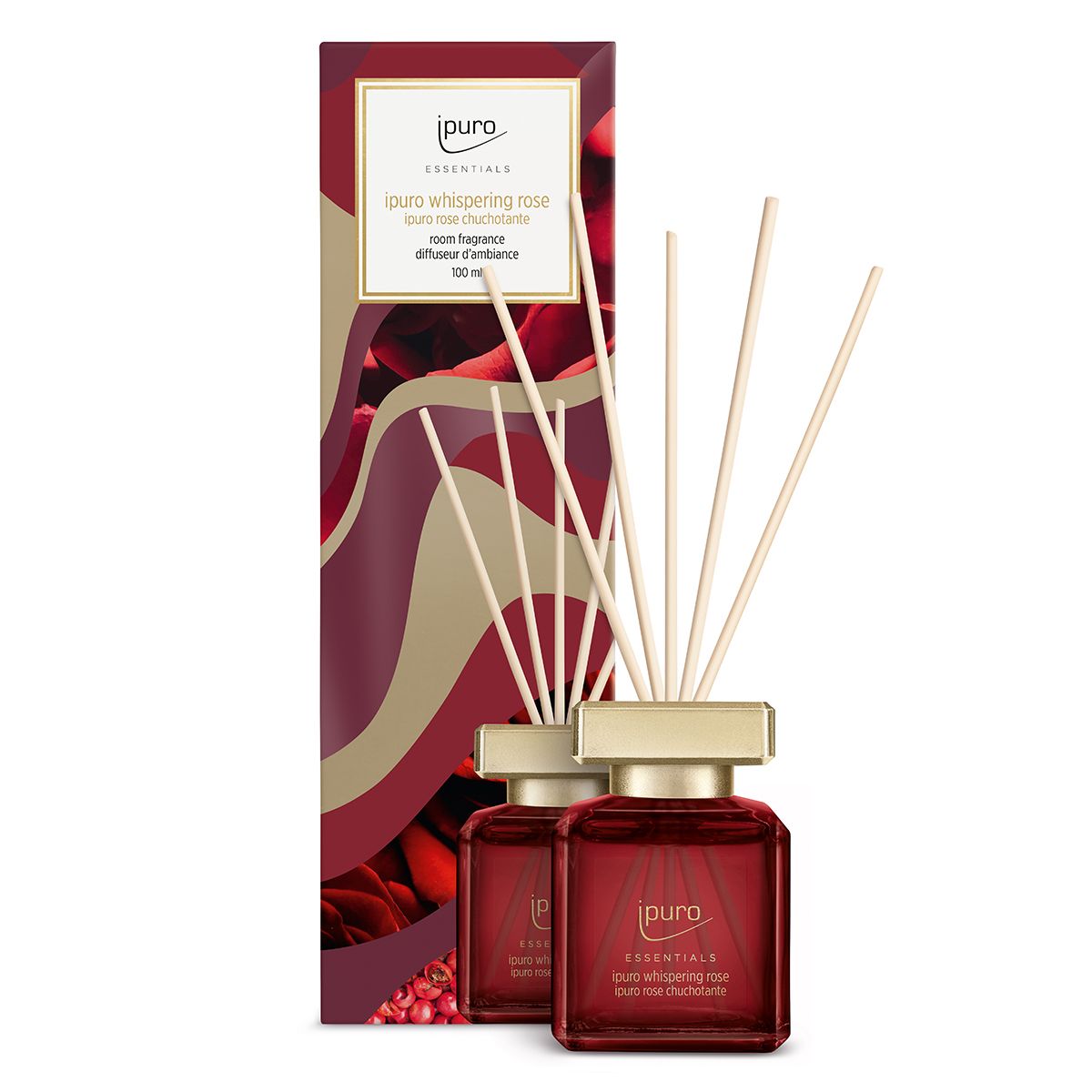 Ipuro geurdiffuser whispering rose 100ml