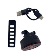 Buzaglo ikzilight achterlicht mr x met 4014 led, usb-oplaadbaar