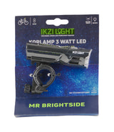 IKZI-Light koplamp Alu LED Mr. Brightside Hi-Tech batt.