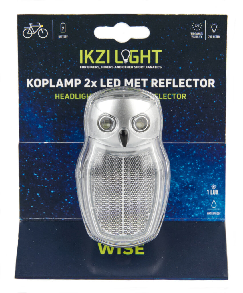 Koplamp Reflector Kroonboutbevestiging 2x LED Wit