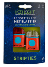 IkziLight LED rood verlichting set Mini siliconen (hangverpakking)