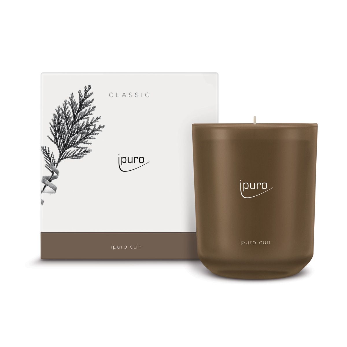 Ipuro geurkaars cuir 270gr