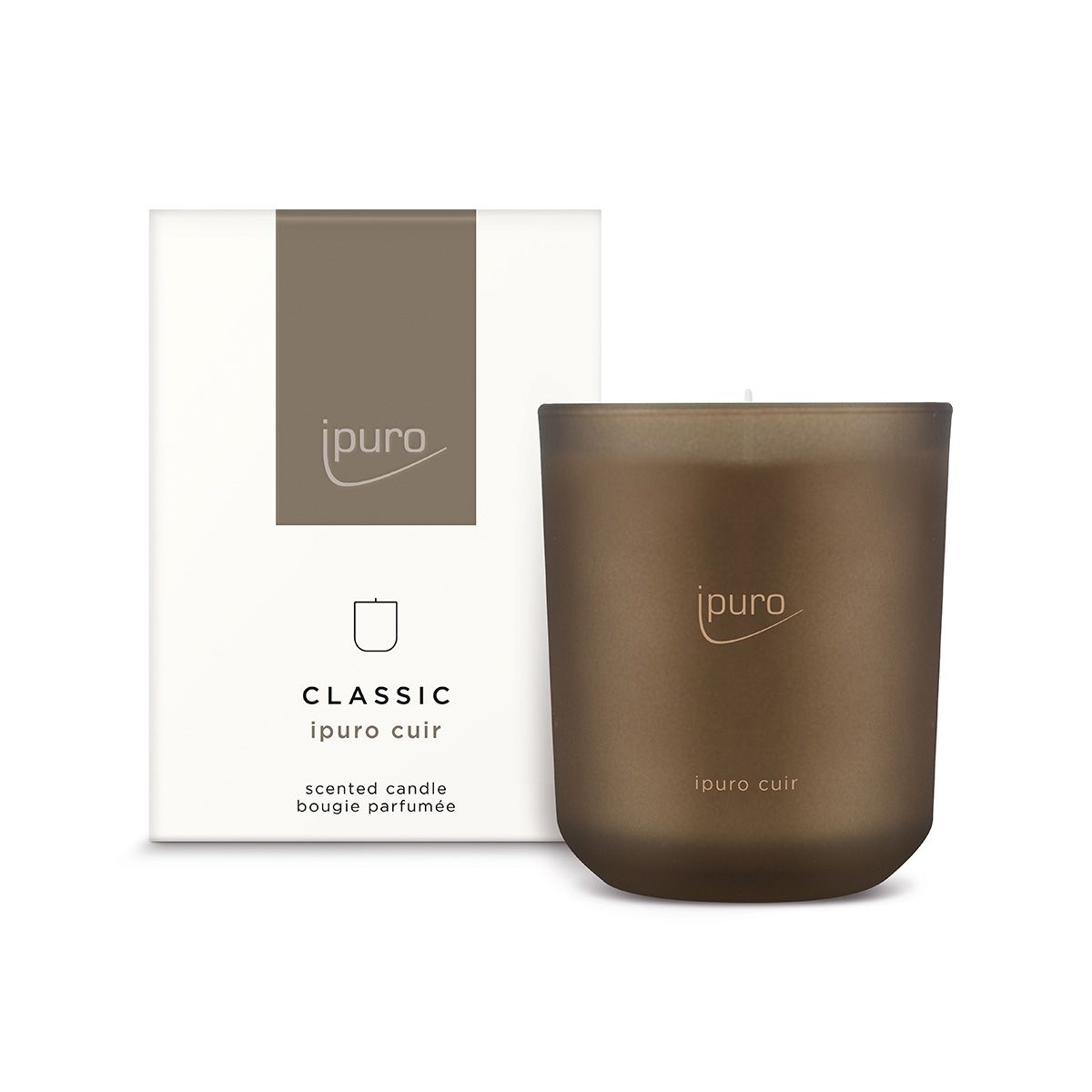 Ipuro geurkaars cuir 270gr