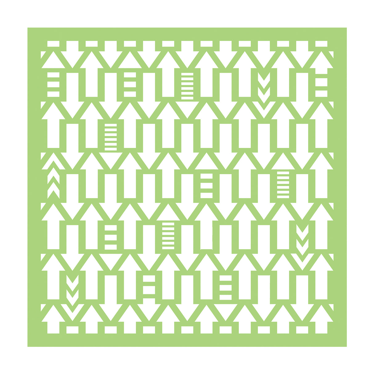 Kaisercraft • designer template 15.2x15.2cm arrows