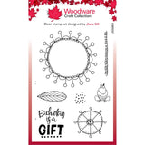 Woodware • clear singles stempel set petal doodles it's a gift