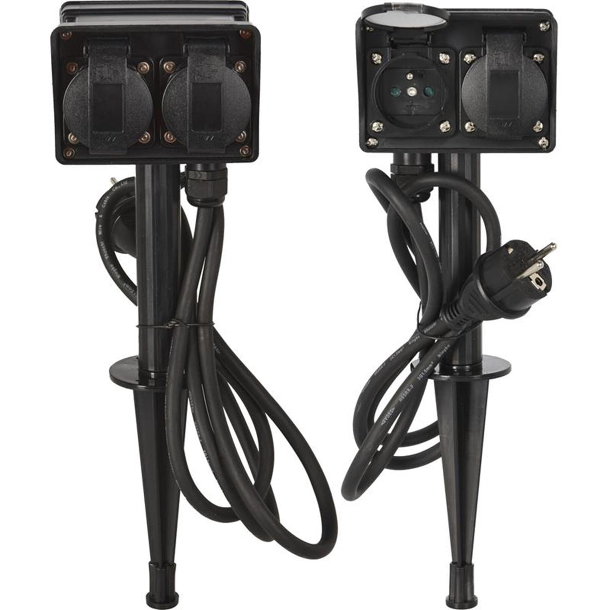 Pro garden tuinstekkerdoos outdoor 2+2
