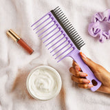Tangle teezer wide tooth comb for curly hair lilac