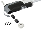Katana alu mini pump with pressure gauge