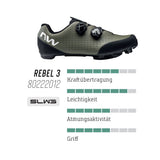 Northwave rebel 3 - mtb shoes | 48