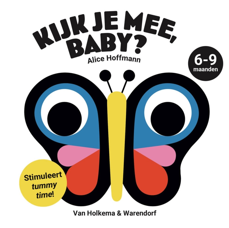 Van holkema warendorf kijk je mee, baby leporello, 6-9 maanden