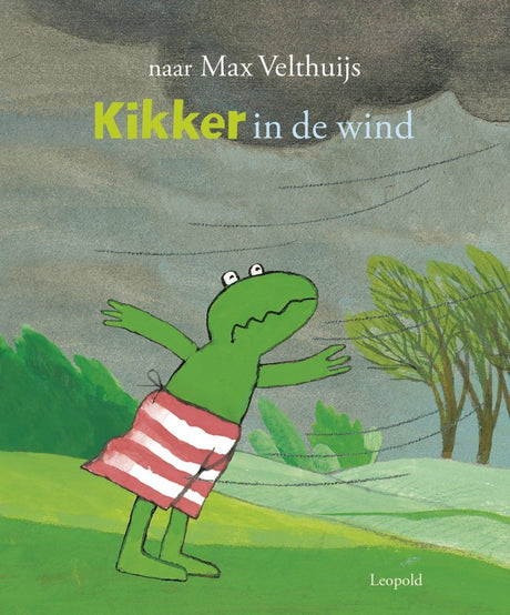 Leopold kikker in de wind