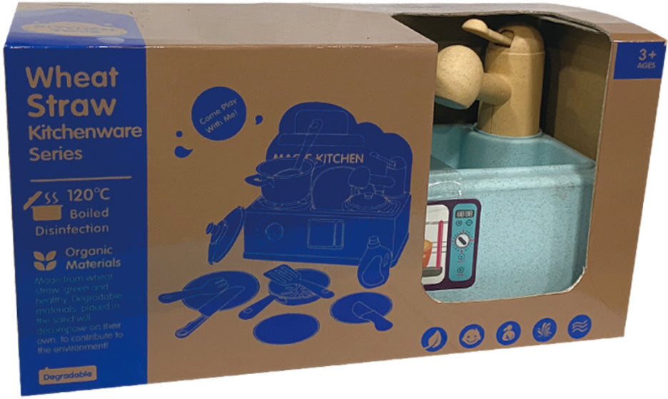 Kitchen toys speelgoed wastafel met keukenaccessoires gerecycled