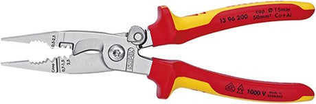 Knipex elektro installatietang verchroomd 200 mm - 1396200