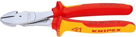Knipex kracht-zijsnijtang verchroomd 200 mm - 7406200