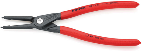 Knipex precisie-borgveertang voor binnenringen in boringen | anti-slip kunststof bekleed - 48 11 j3
