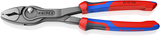 Knipex twingrip voor- en zijsnijtang | comfortgrepen | grijs geatramenteerd | lengte 250 mm - 82 02 250