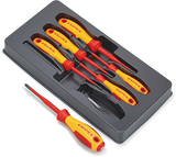 Knipex vde schroevendraaier pakket | phillips® pozidriv® | zelfbedieningskaart blister - 00 20 12 v03