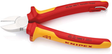 Knipex zijsnijtang | 180 mm lengte | geïsoleerd | meercomponenten-omhullingen | vde-goedgekeurd | geïntegreerde bescherming - 70 06 180 t