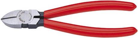 Knipex zijsnijtang zwart geatramenteerd met kunststof bekleed 110 mm - 7001110