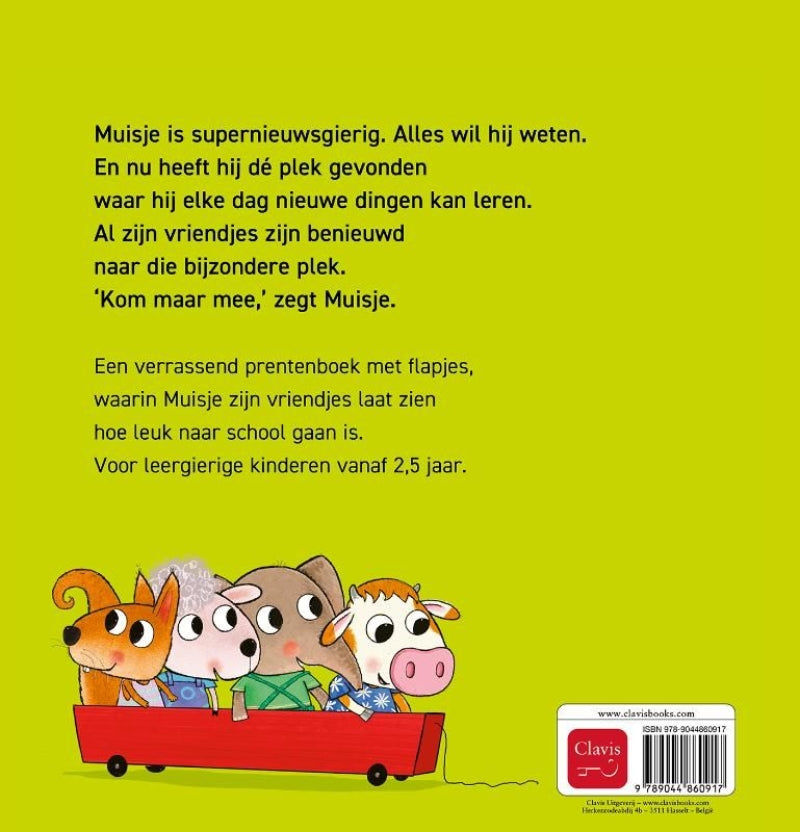 Clavis kom je mee naar school?