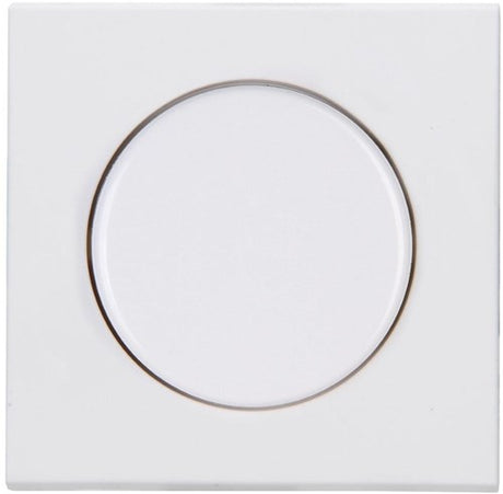 Enzo kopp hk07 pure mat wit afdekplaat + knop dimmer - 4624030