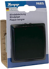 Enzo kopp paris mat zwart blindplaat - 4625250