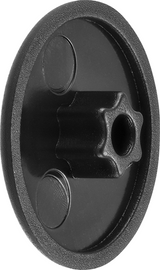 Connex afdekkap tx25 d13 pvc 50st zw - ky3180086