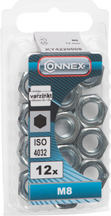 Connex zeskantmoer m8 12st vz - ky4220008
