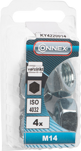 Connex zeskantmoer m14 4st vz - ky4220014