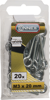 Connex oogbout m3x20 20st vz - ky5000320