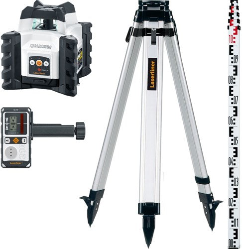 Laserliner quadrum compact 210s set 165cm rotatielaser - 053.510a