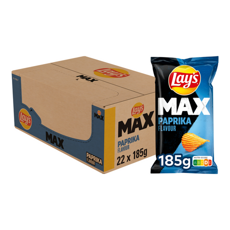 Lay's max smoky paprika (22x185gr)