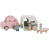 Little dutch speelgoed auto met caravan fsc