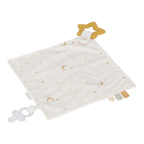 Little dutch newborn naturals knuffeldoekje met bijtring