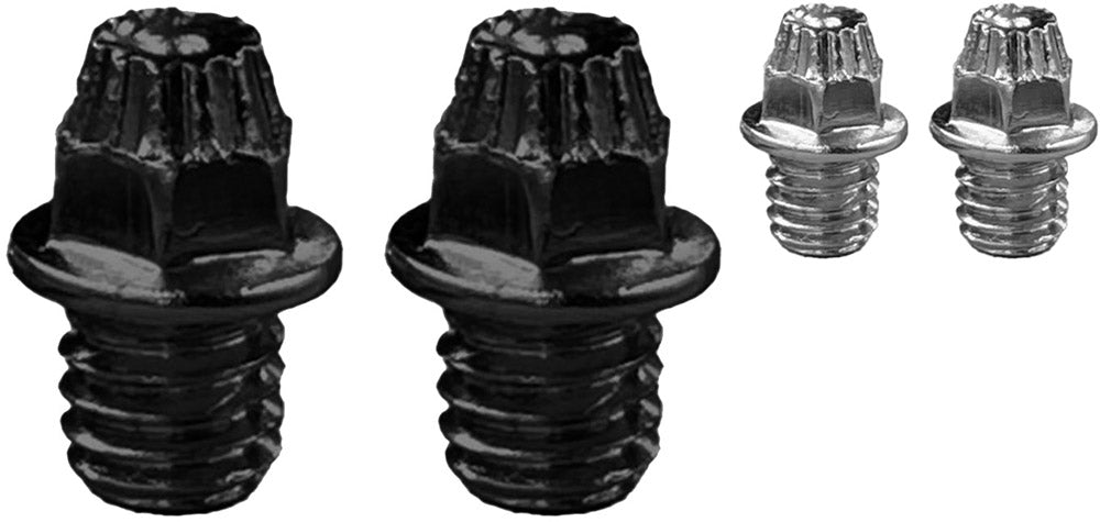 Leatt diamond studs 4mm pin kit | stainless silver